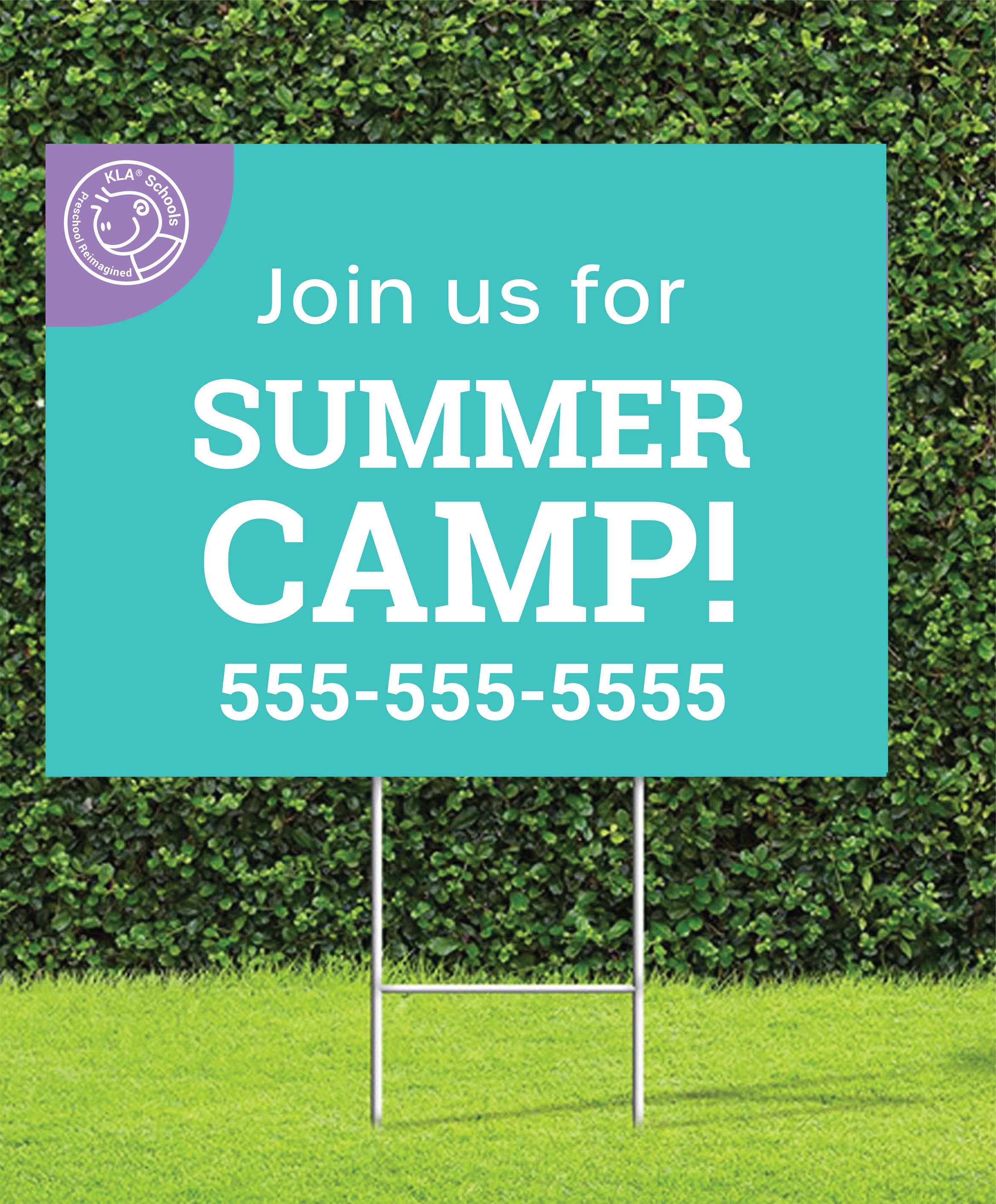 KLA Summer Camp Yard Sign 24"x18"