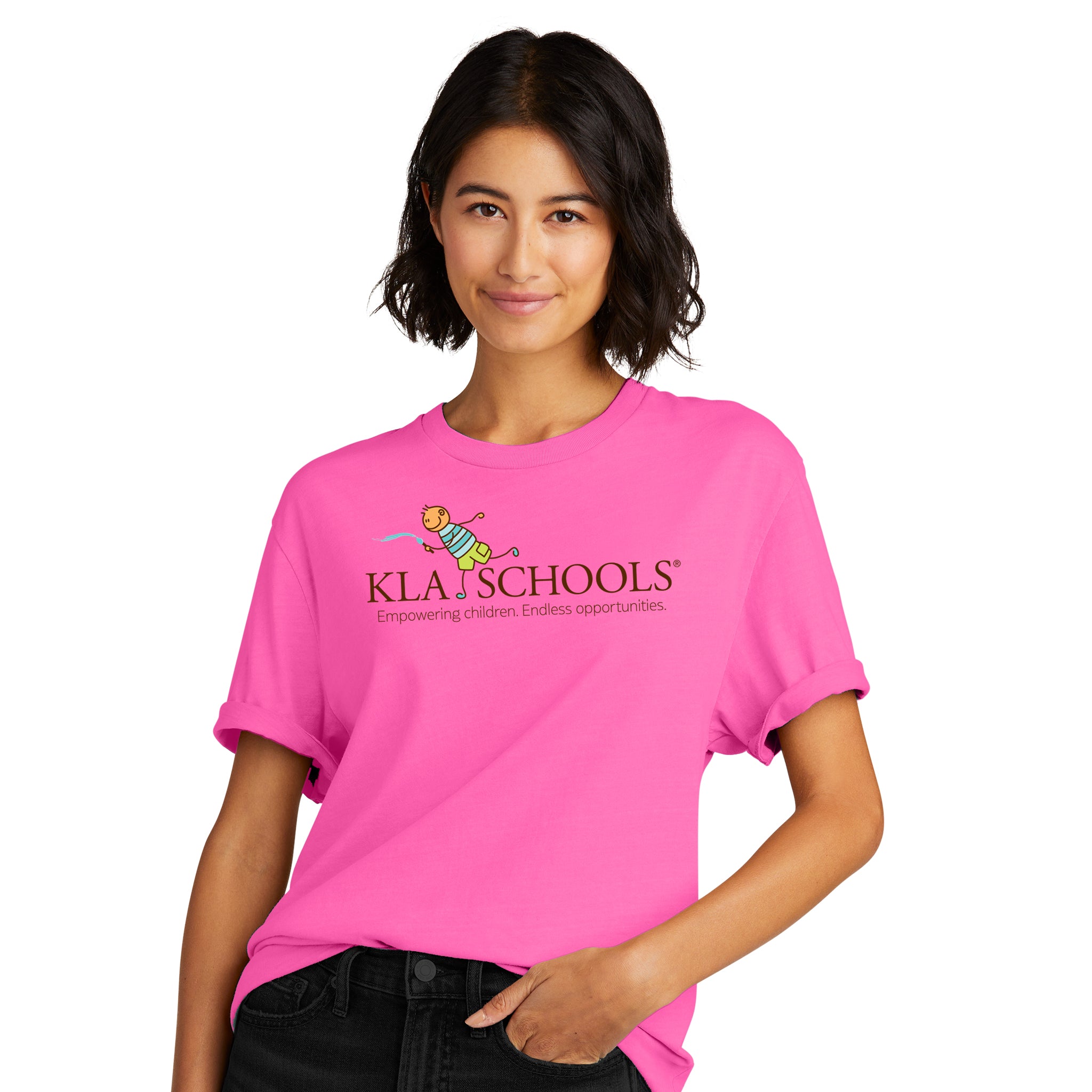 Unisex CVC Staff Logo Tee