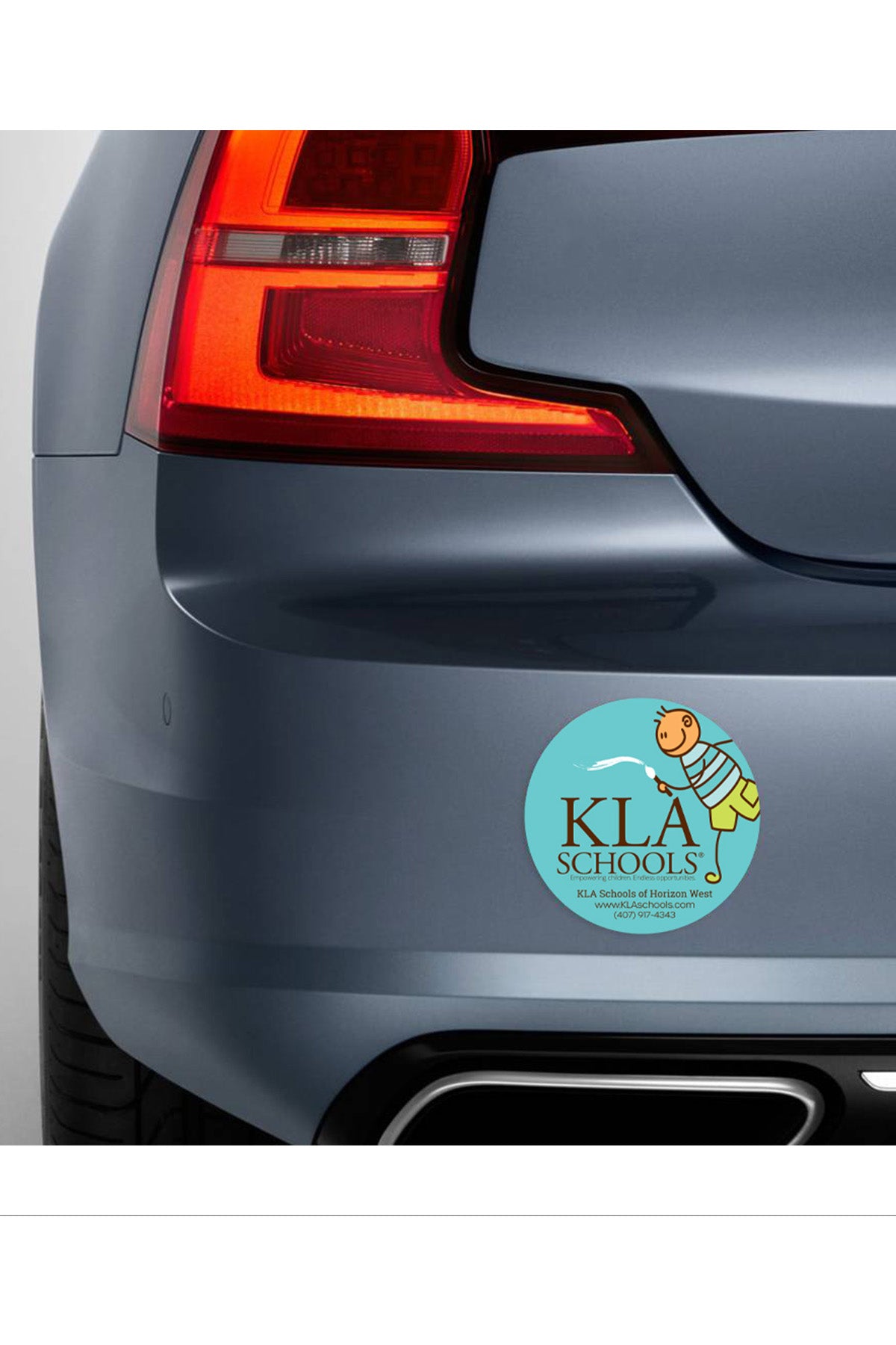 Custom KLA Schools 5.5" Car Magnet - 56 pieces