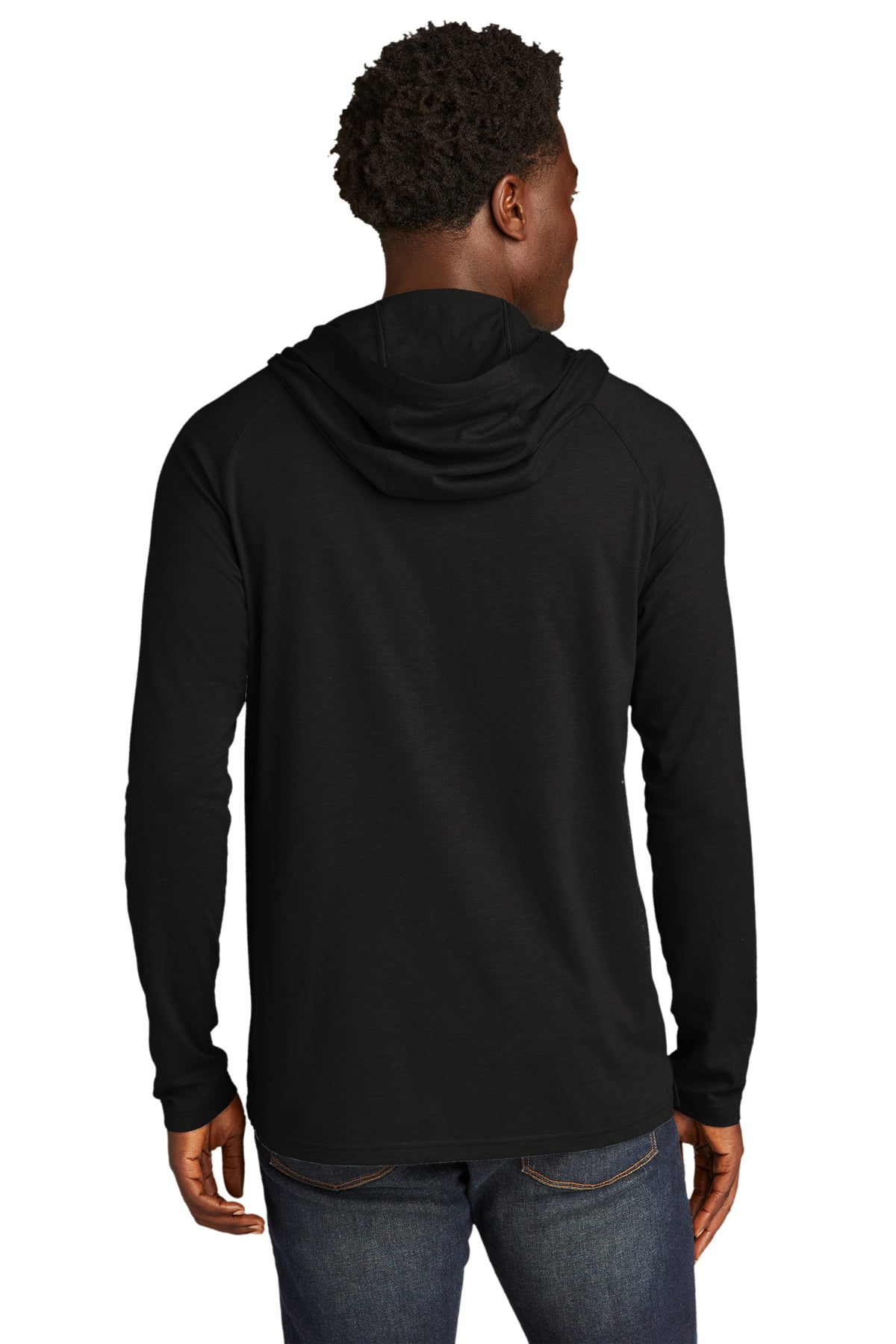 New Era® Tri-Blend Black Hoodie