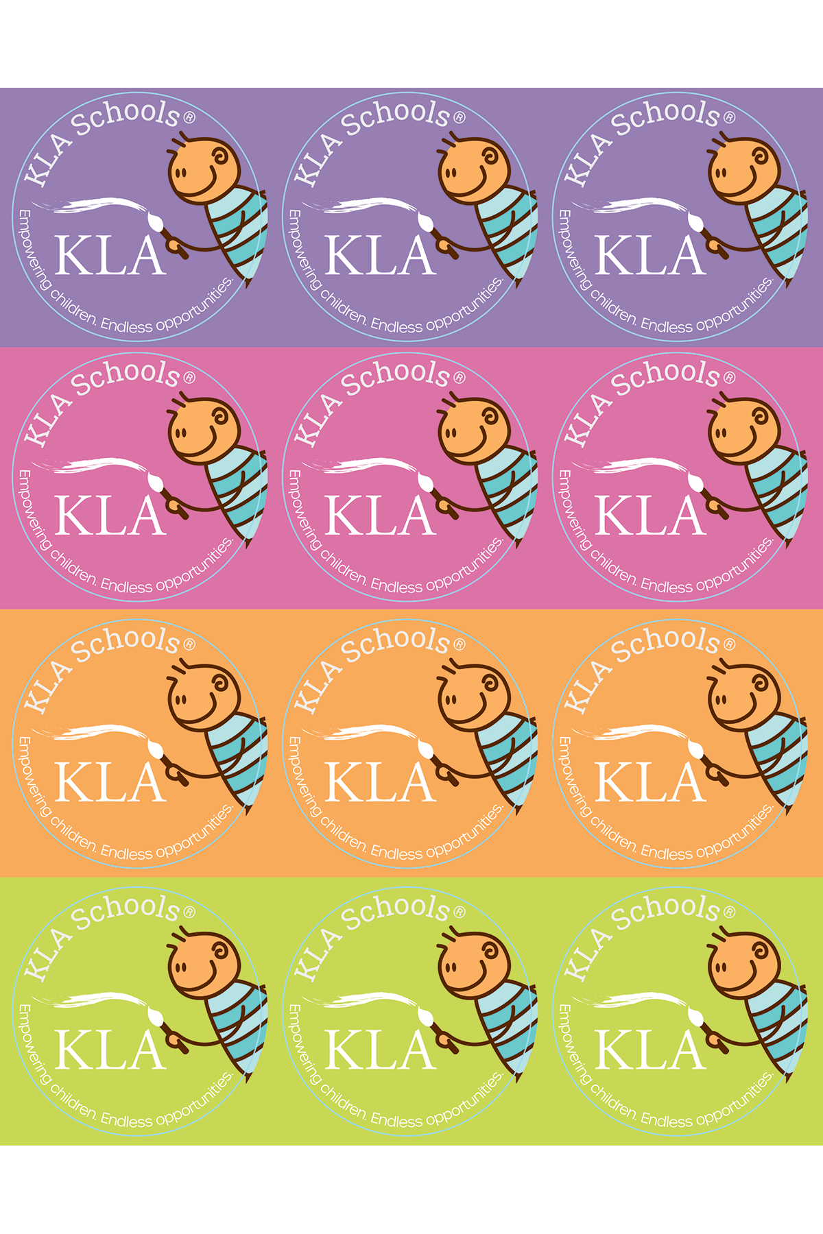 1 1/4" Round Stickers, Pack of 12 Sheets(144 Stickers)