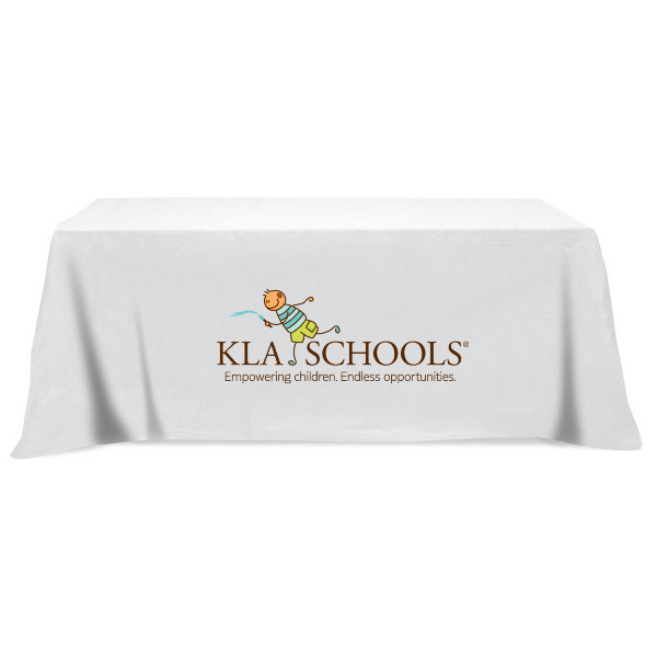 KLA Schools 6'  Unfitted Table Cloth Cover w/ Storage Bag